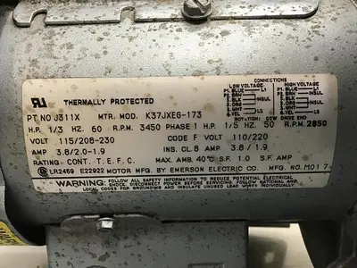 USED GAST MFG R2103