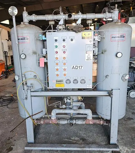 Used 1996 PNEUMATECH PE-500 Air Compressor Dryers Wisconsin US | Lemke Machinery Sales #482037