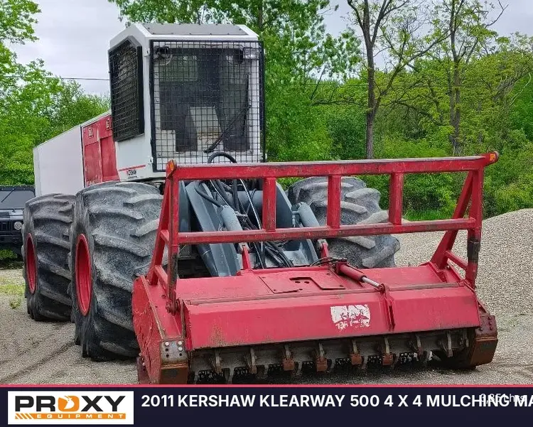 Used 2011 KERSHAW KLEARWAY 500 4 X 4 MULCHING MACHINE Forestry Grinders Michigan US | Proxy Equipment #1426013
