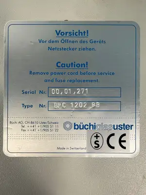 Buchi Bpc 1202 PB Pressflow Gas Control Box (5.2.5)