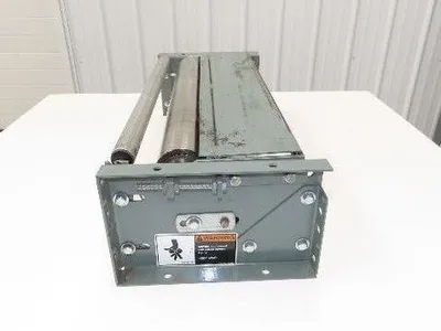 Hytrol 30" Slider Bed Belt Conveyor Tail Pulley Assembly 3.25" Pulley