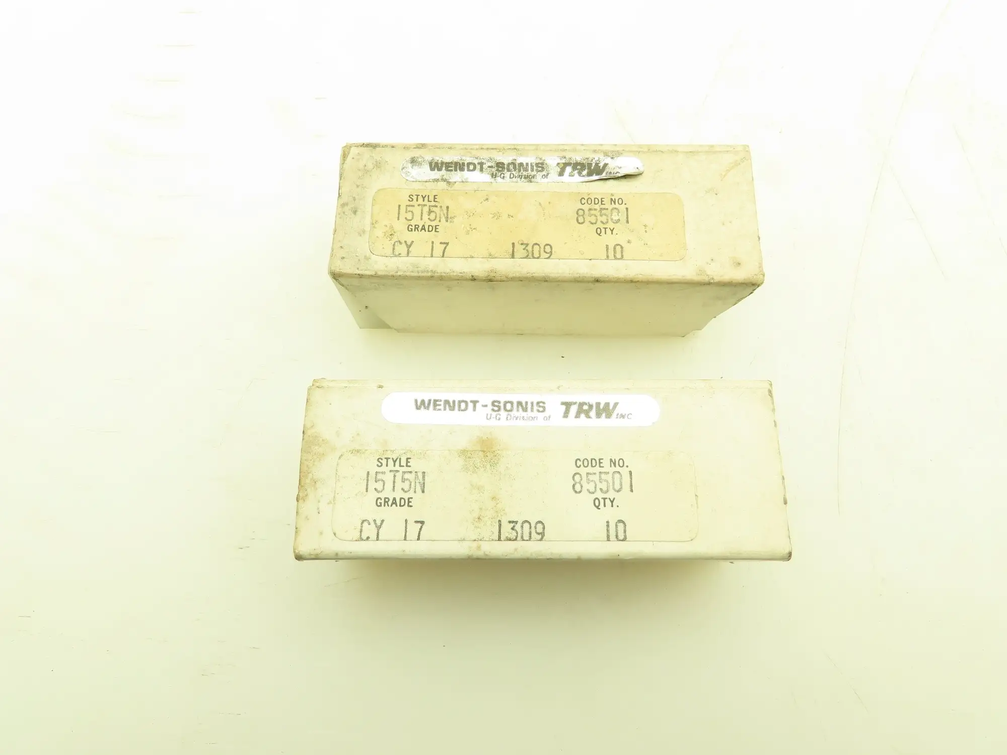 TRW Wendt-Sonis 15T5N Carbide Insert Grade CY17   Lot of 20pcs