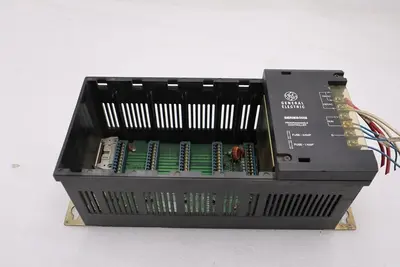 GENERAL ELECTRIC IC610CHS100A RACK w/POWER SUPPLY SERIES ONE STOCK 1396C