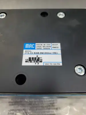 MAC 67A-A2-BAB-DM-DDAJ-1RE= Manifold w/DMB-DDAJ-1RE= Solenoid. 6A-11