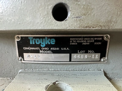TROYKE U-18 TABLES, ROTARY | Wheeler Machinery Sales (3)