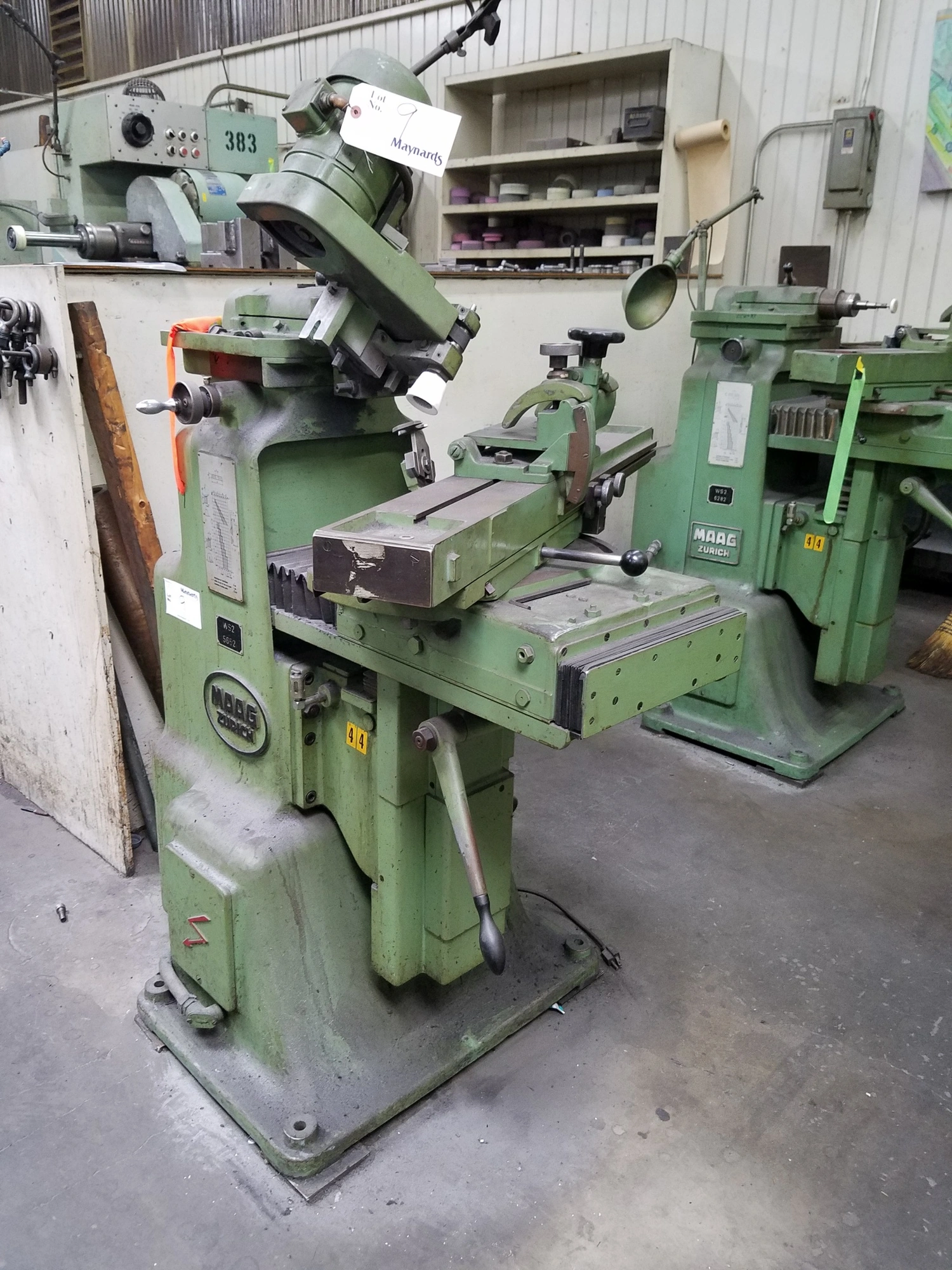 Used MAAG WS2 GEAR HOB + CUTTER SHARPENERS (INCLUDING CNC) 4054