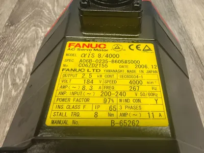 FANUC LTD. A06B-0235-B605#S000 Servo Motors | ESS Industrial Equipment Sales (8)