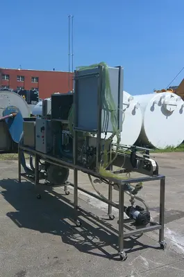 SPC9322  Filler Cask Brewing Systems inline can filler seamer model ACS V4.1, 5 filling heads, 1 seaming head(s)