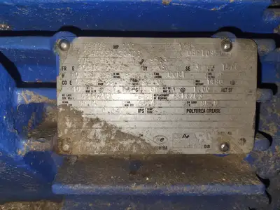 100 hp, 575 volts, 1785 rpm, 405T Electric Motor