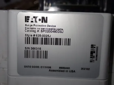 New | in-Stock EATON SPD200480D3J Surge Protectors Ohio US | HGR 24 #747526