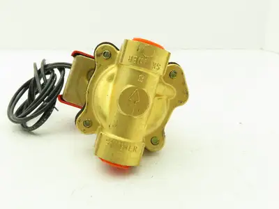 Honeywell Skinner 2LB1H180N Brass Solenoid Valve 2-Way NO 24VDC 50 PSI 3/8" NPT