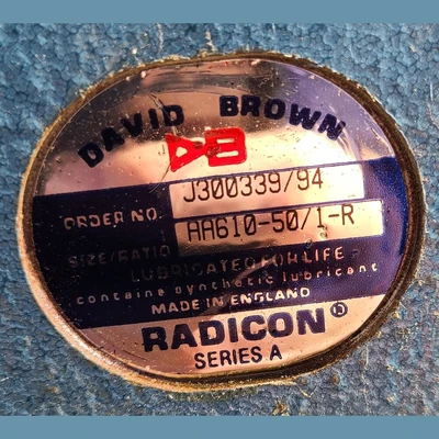 USED RADICON - DAVID BROWN AA610-50/1