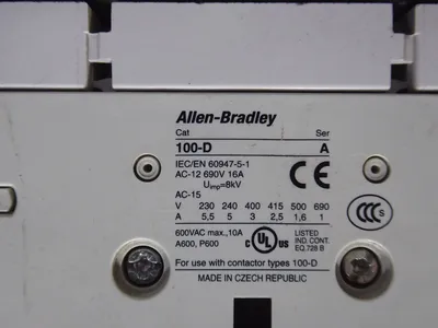 Allen Bradley 100-D300 2K4C EI Isolation Contactor 110-130V Coil 340A Used