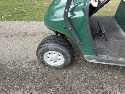 (1) 2015 E-Z-Go golf cart with a Kawasaki gas engine, includes Club canopy and ball washer, fold-dow...
