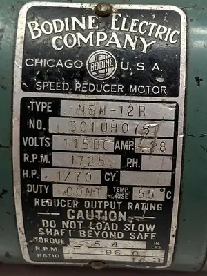 Used BODINE NSH-1R Industrial Controls Ohio US | Surplus Asset Holdings #1241362