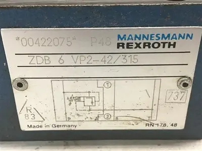 USED REXROTH ZDB 6 VP2-42/315