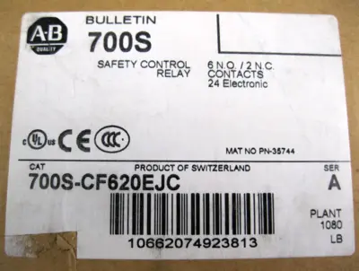 NEW Allen-Bradley 700S-CF620EJC