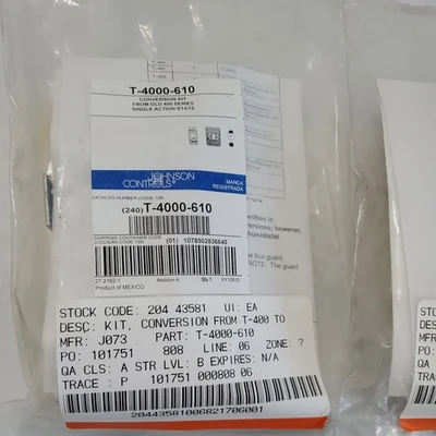 NEW JOHNSON CONTROLS T-4000-610