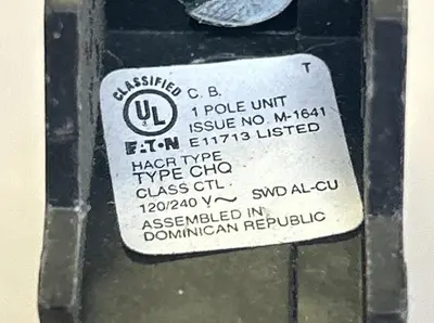 Used EATON CHQ120 Miscellaneous Equipment (Electrical & Power) | Surplus Asset Holdings #1195290