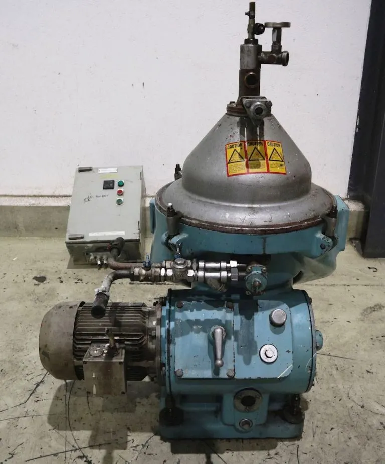 (2) Alfa-Laval MOPX 205 TGT-24-60 oil purifiers, SS bowl.