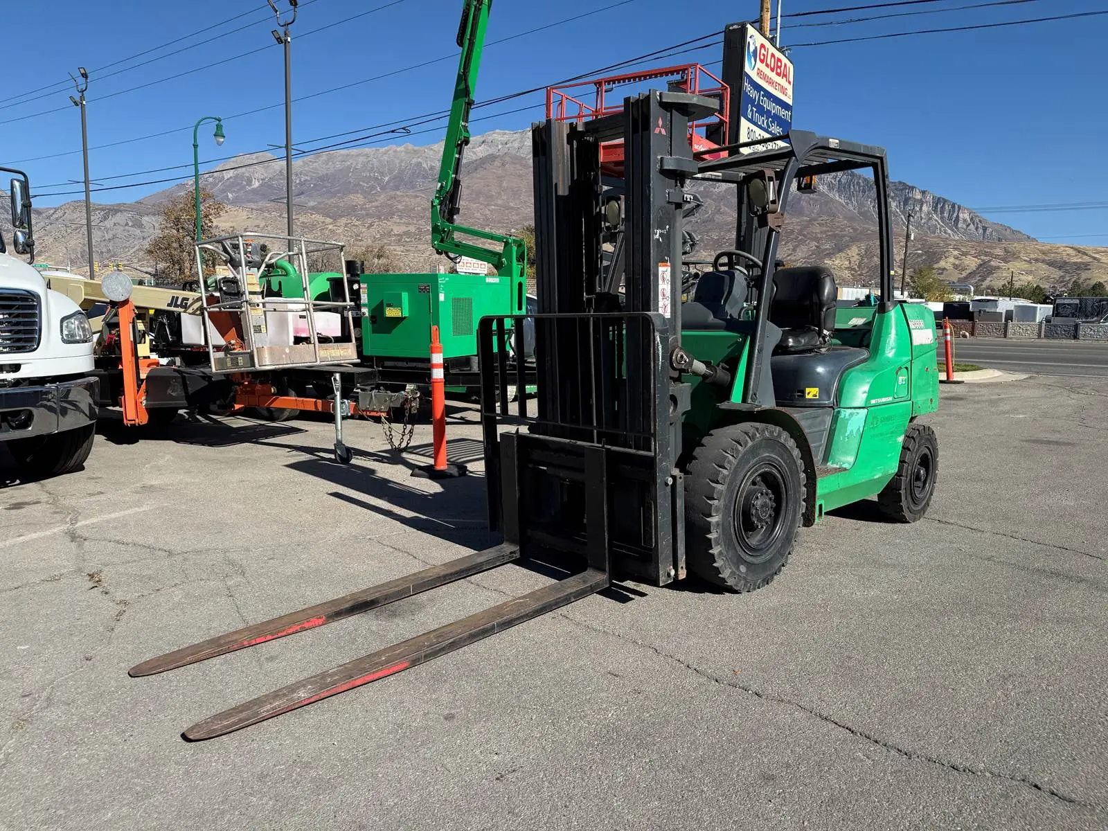 Used 2015 MITSUBISHI FD40N Internal Combustion Forklifts: Pneumatic Tire Utah US | Global Remarketing #1285990