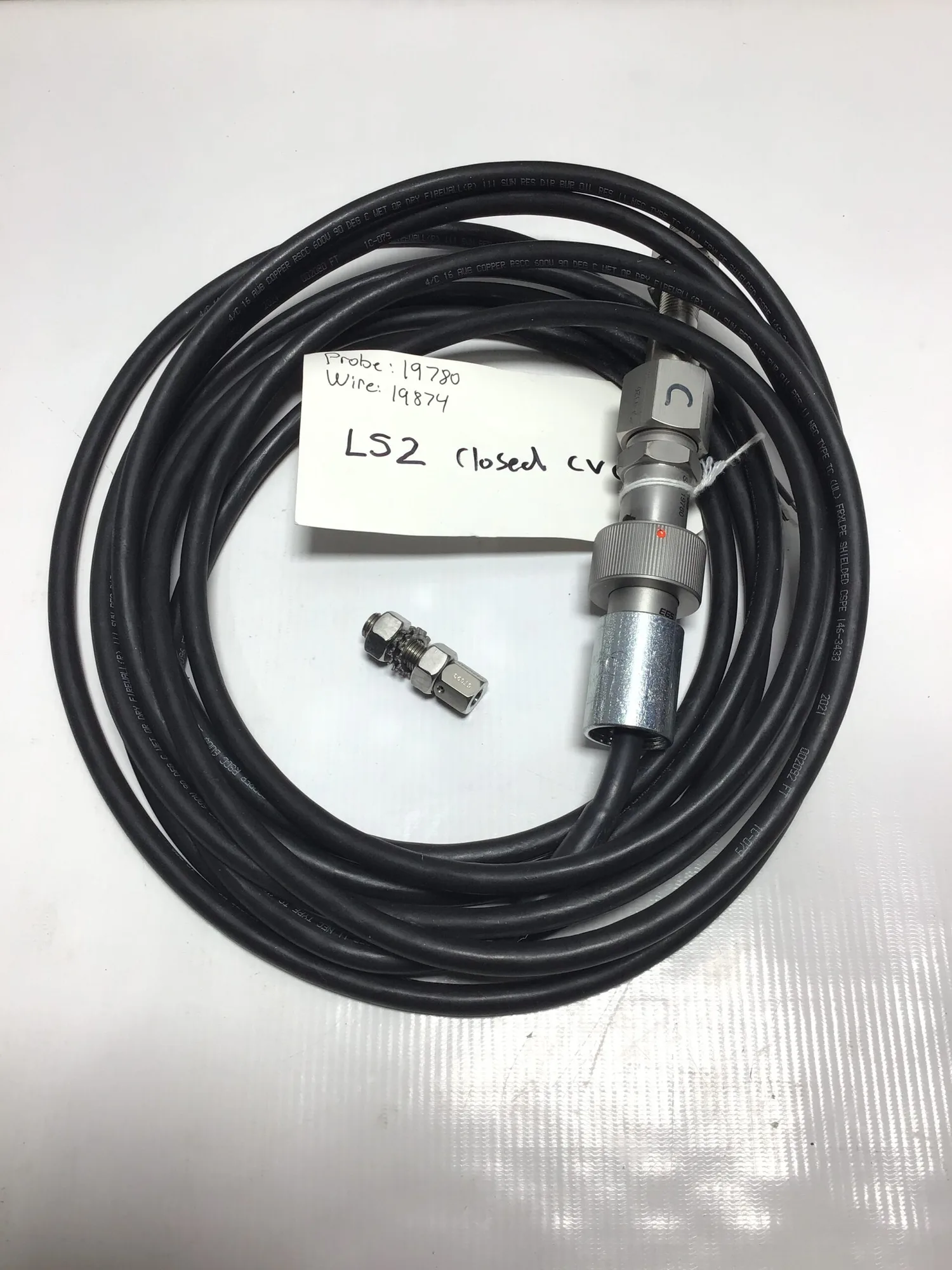 Tool Setter Proximity Switch Probe Sensor 19780 & Wire Cable 19874 LS2 Closed CVC