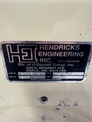 Used HENDRICKS ENGINEERING 5970-1 Misc Electrical & Power Parts South Carolina US | ESS Industrial Equipment Sales #1329124