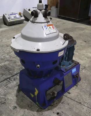 Alfa-Laval S-815 fuel/lube oil purifier, 316SS.