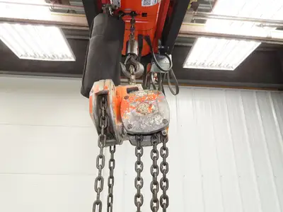 1 Ton 2000Lb Manual Chain Fall Hand Hoist 21' 4" Lift