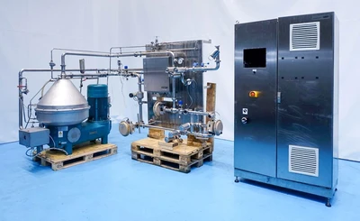 Westfalia GSE 75-06-177 Hydrostop beer clarifier centrifuge, 316SS.