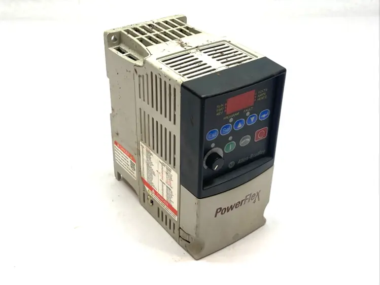 Used Allen-Bradley Ser A Powerflex 4 AC Drive 1.5kW 2HP 3 Phase Variable Speed Drives Michigan US | Maverick Industrial Sales #1393435