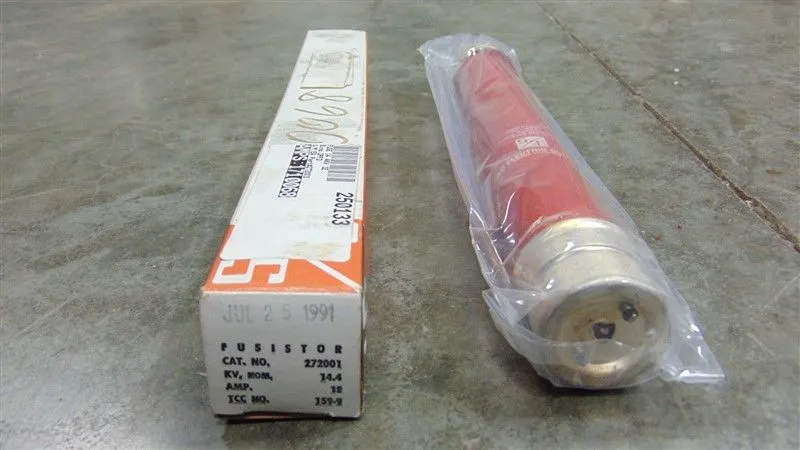 S&C 272001 FFL-1 Fusistor Fused Fault Limiter 14.4 kV 1E Amps New NIB
