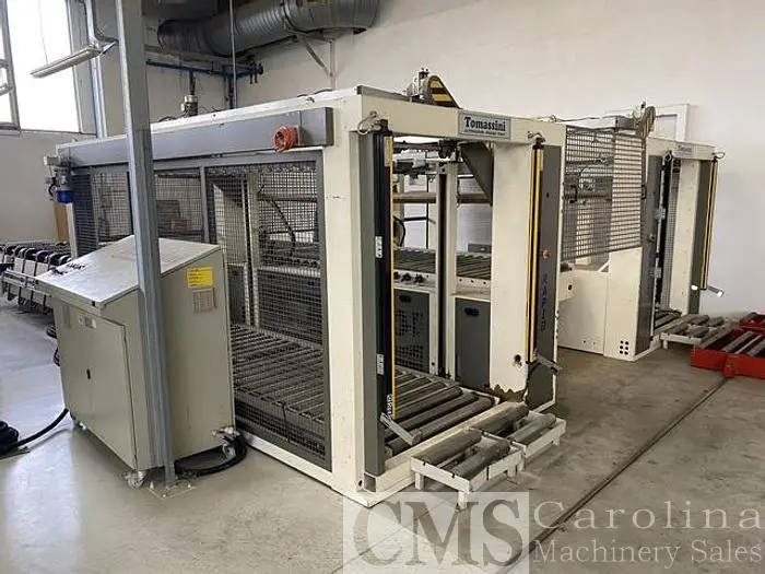 Used TOMASSINI RAPID/C 100-130 DOP FEEDER AND STACKER Conveyors North Carolina US | CAROLINA MACHINERY SALES #422192