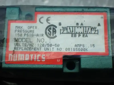 NEW NUMATICS 152SS500K000030