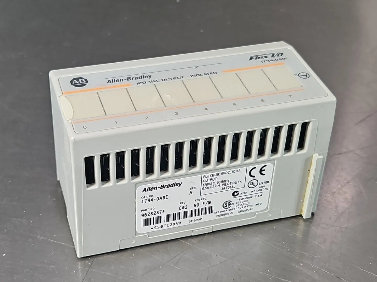 Allen Bradley 1794-0A8I Ser A Flex I/o Output Module loc3E36