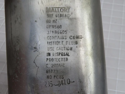 Used MALLORY _UNKNOWN_ Capacitors | OCO Industrial #1624981