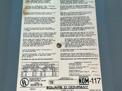 Used SQUARE D H363 Disconnects Ohio US | HGR 24 #1508037