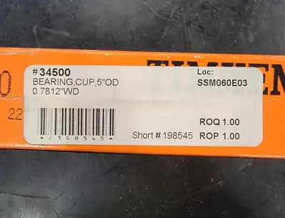 NEW TIMKEN 34500