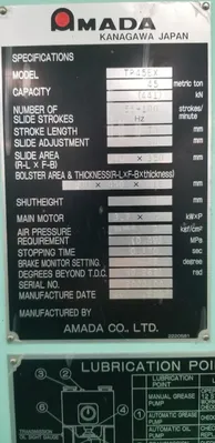 1998 AMADA TP-45EX Gap Frame (OBS) Presses | Mohawk Machinery (4)