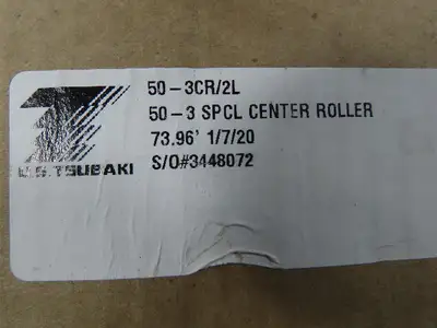 Tsubaki RS50 Steel Roller Chain 2-Strand 3/8" Center Roller 5/8" Pitch 36' x 2"