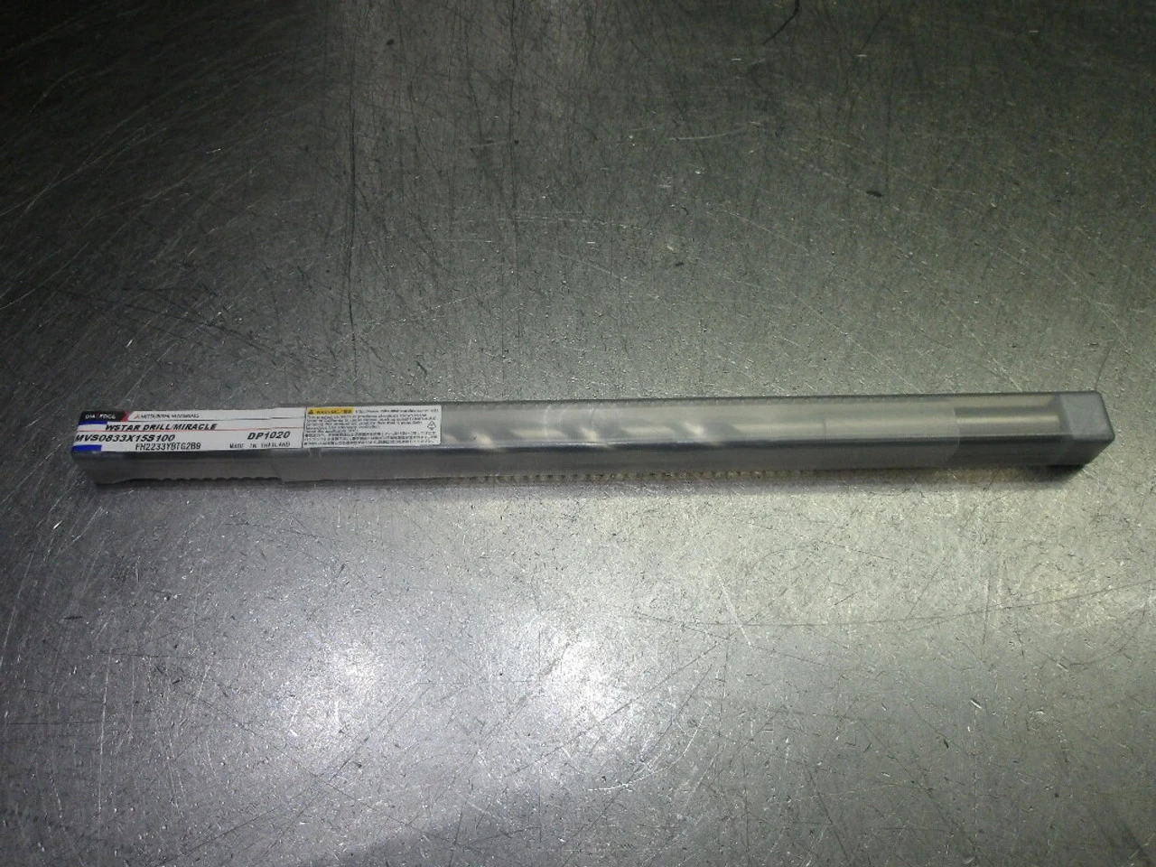 Mitsubishi 21/64" 15xd Coolant Thru Carbide Drill MVS0833X15S100 DP1020(LOC1928C)
