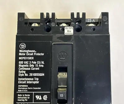 Used WESTINGHOUSE MCP03150CR Miscellaneous Equipment (Electrical & Power) Ohio US | Surplus Asset Holdings #1243209