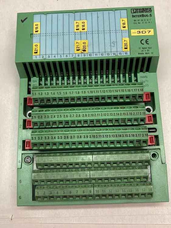 Used PHOENIX CONTACT IBS RT 24 DI 32-T Input / Output Modules | Surplus Asset Holdings #1206068