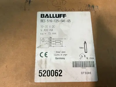 Used BALLUFF BES 516125SA105 Proximity Sensors Ohio US | HGR 24 #1478265