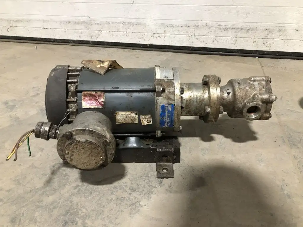 Fluid-O-Tech XX56T17G15546B P 1HP SS Rotary Vane Pump 1725RPM 230/460V 3PH
