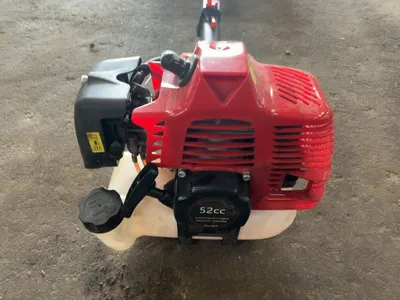 52cc 2-Stroke Power Broom, Approx. 21” Path, Runs and Works