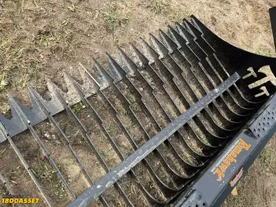 New Tomahawk 72” Rock Bucket, Universal Skid Steer Quick Attach