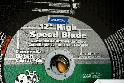 10 NEW NORTON HSC1201 HIGH SPEED BLADE 12" CUT-OFF WHEEL