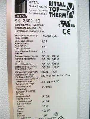 USED Rittal Top Therm SK 3302110