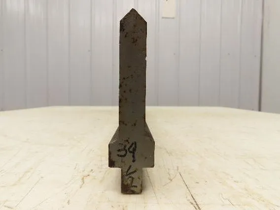 Press Brake Punch Die 39-1/2" Long 90° V 5/8" W 3-3/4" H 1/2" Tang